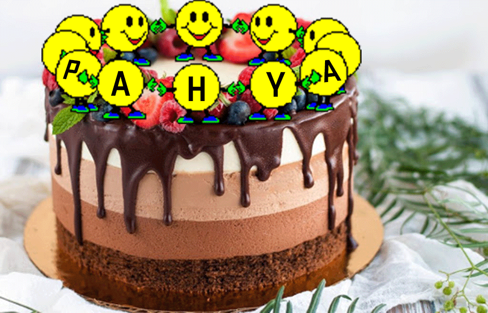Birthday Cake Smiley Face