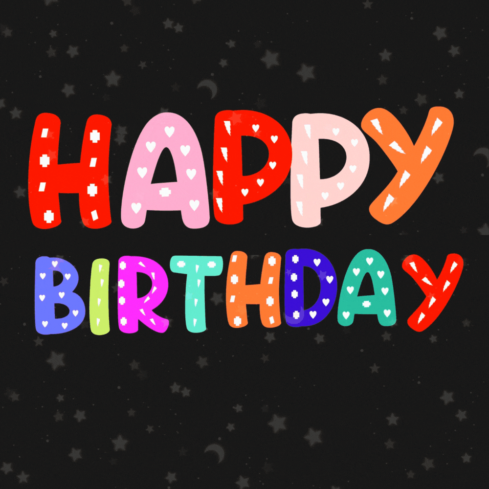 Animated Delighted Birthday eCard