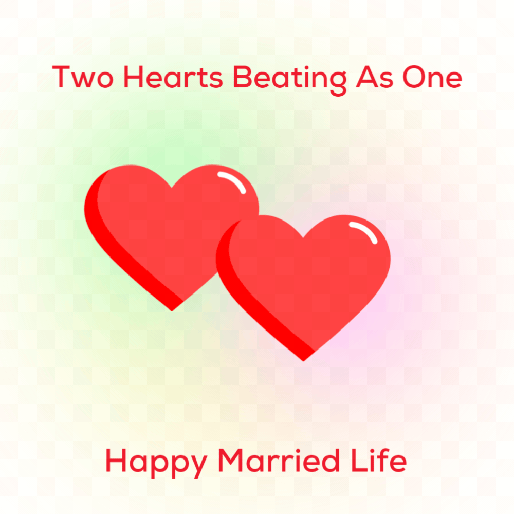 Animated Two Heart Beating As One eCard