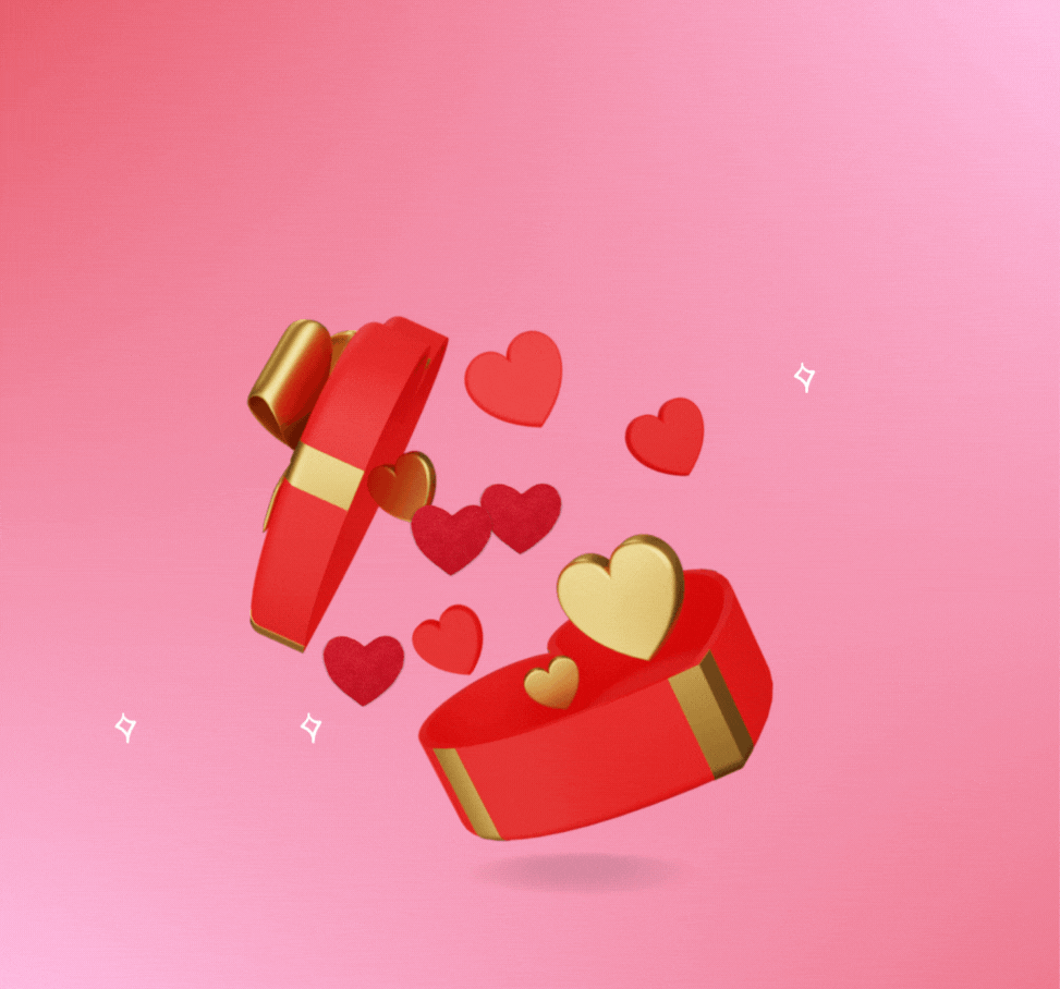 Hearts Aflutter Valentine’s eCard : Happy Valentine’s Day