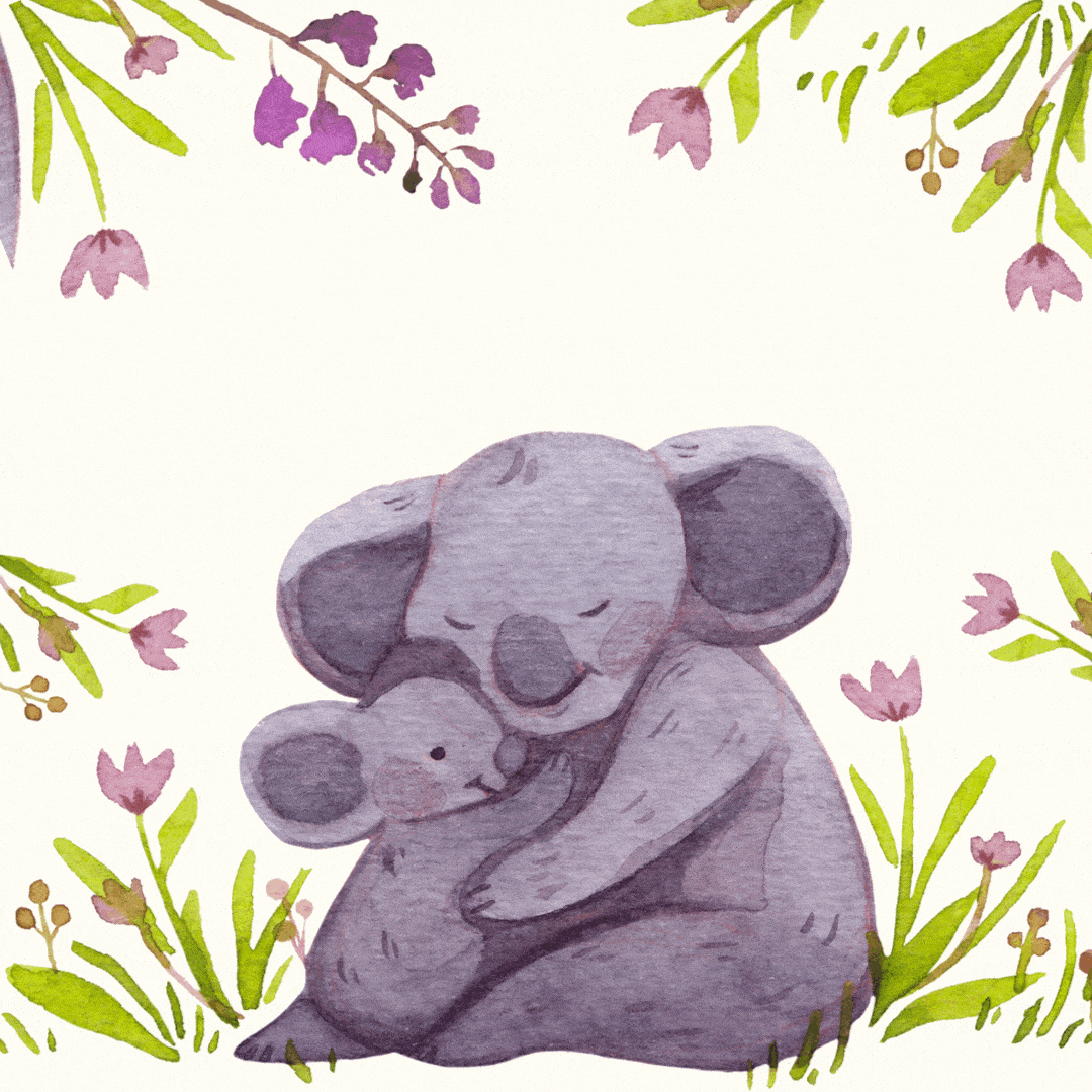 Koala Bear and Joey Hugging Mother’s Day Online eCard
