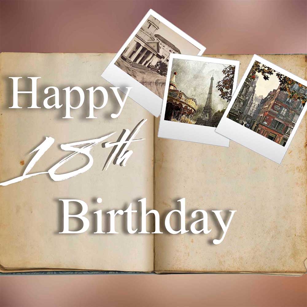 18th Birthday eCard Lovely Memory