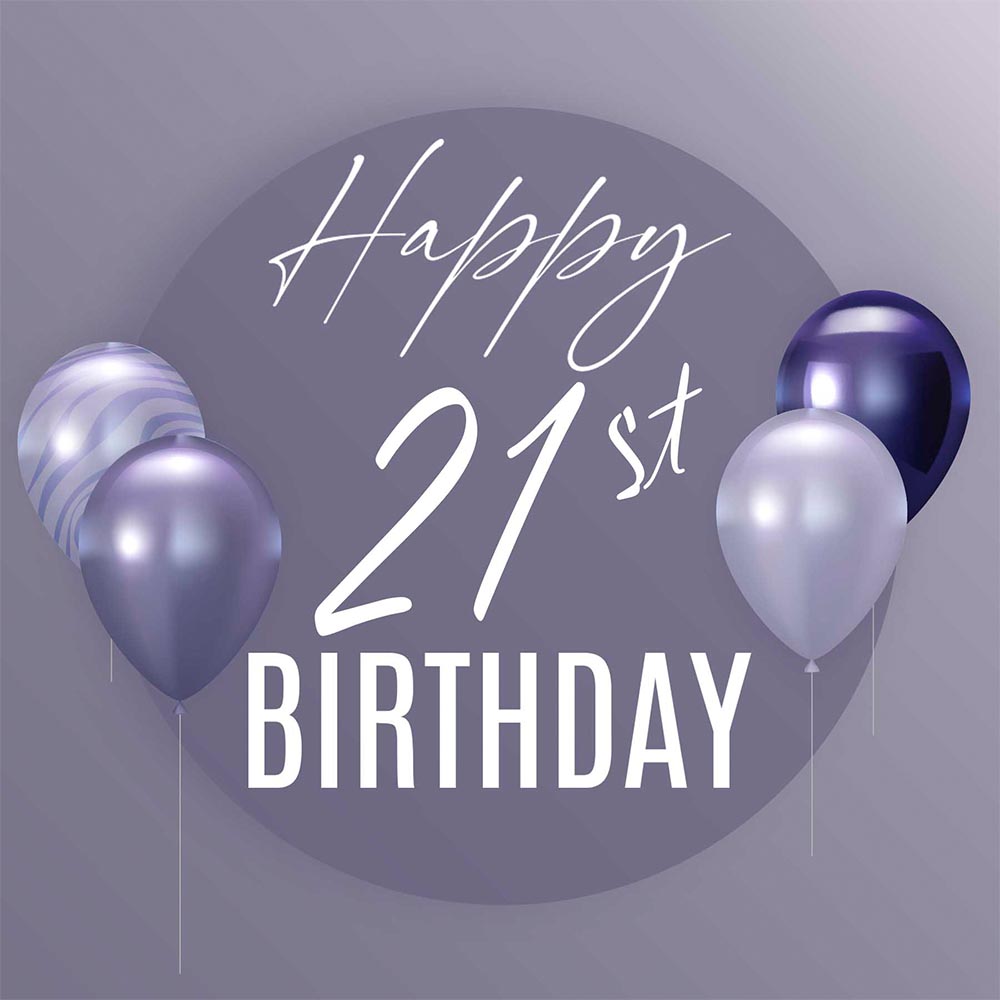 21st Birthday Balloons