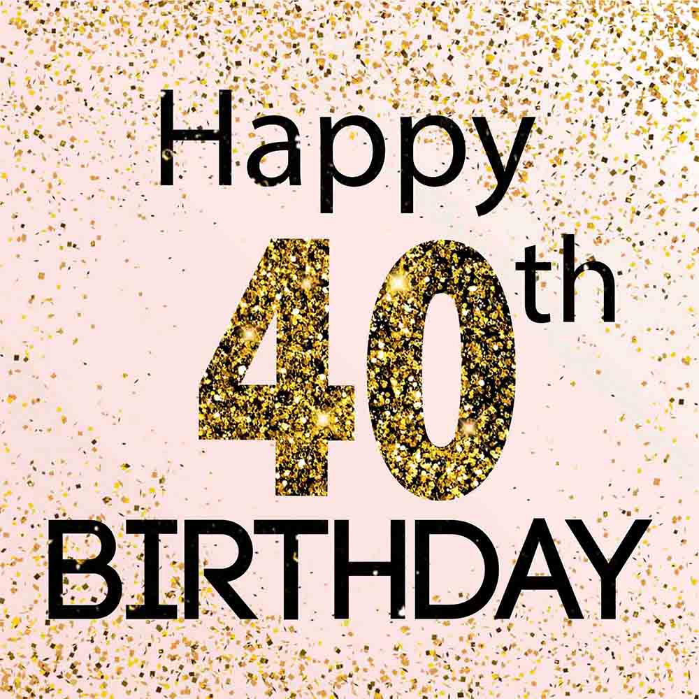 40 And Vibrant 40th Birthday eCard