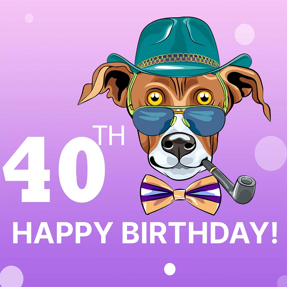 Adorable 40th Birthday eCard