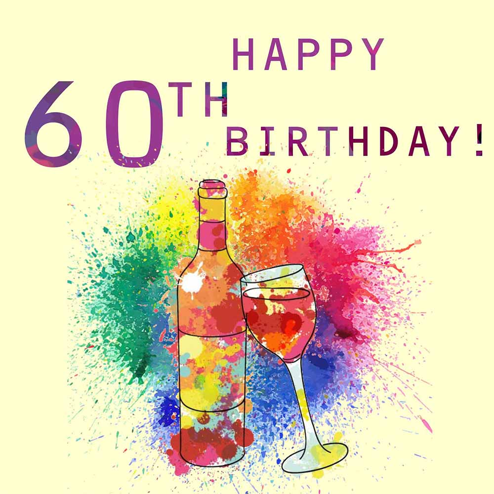 Artistic 60th Birthday eCard