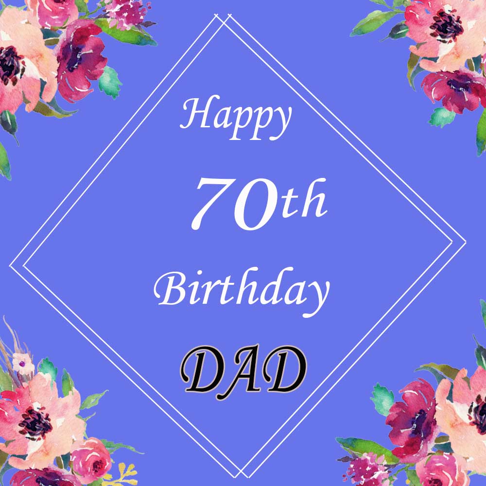 Awesome Happy 70th Birthday eCard