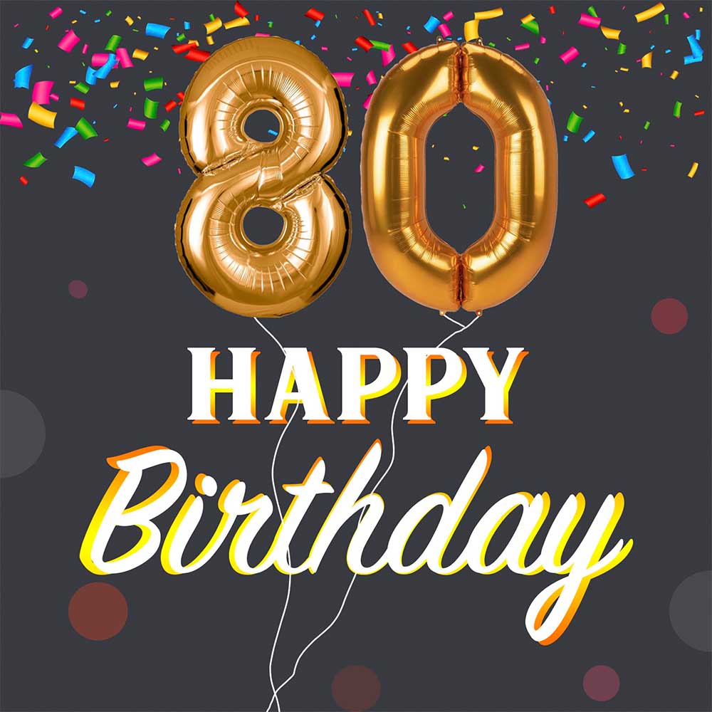 Blessed 80 Birthday eCard