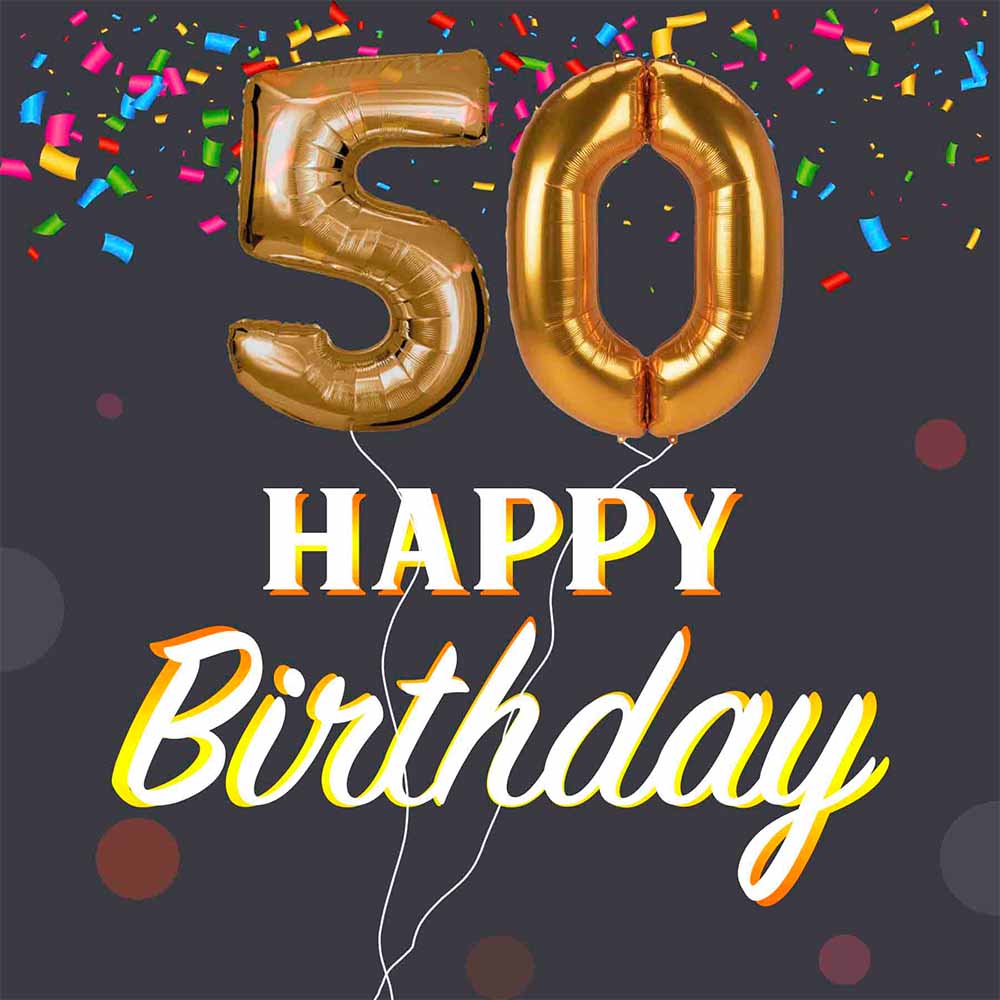 Blessed Fifty 50th Birthday eCard