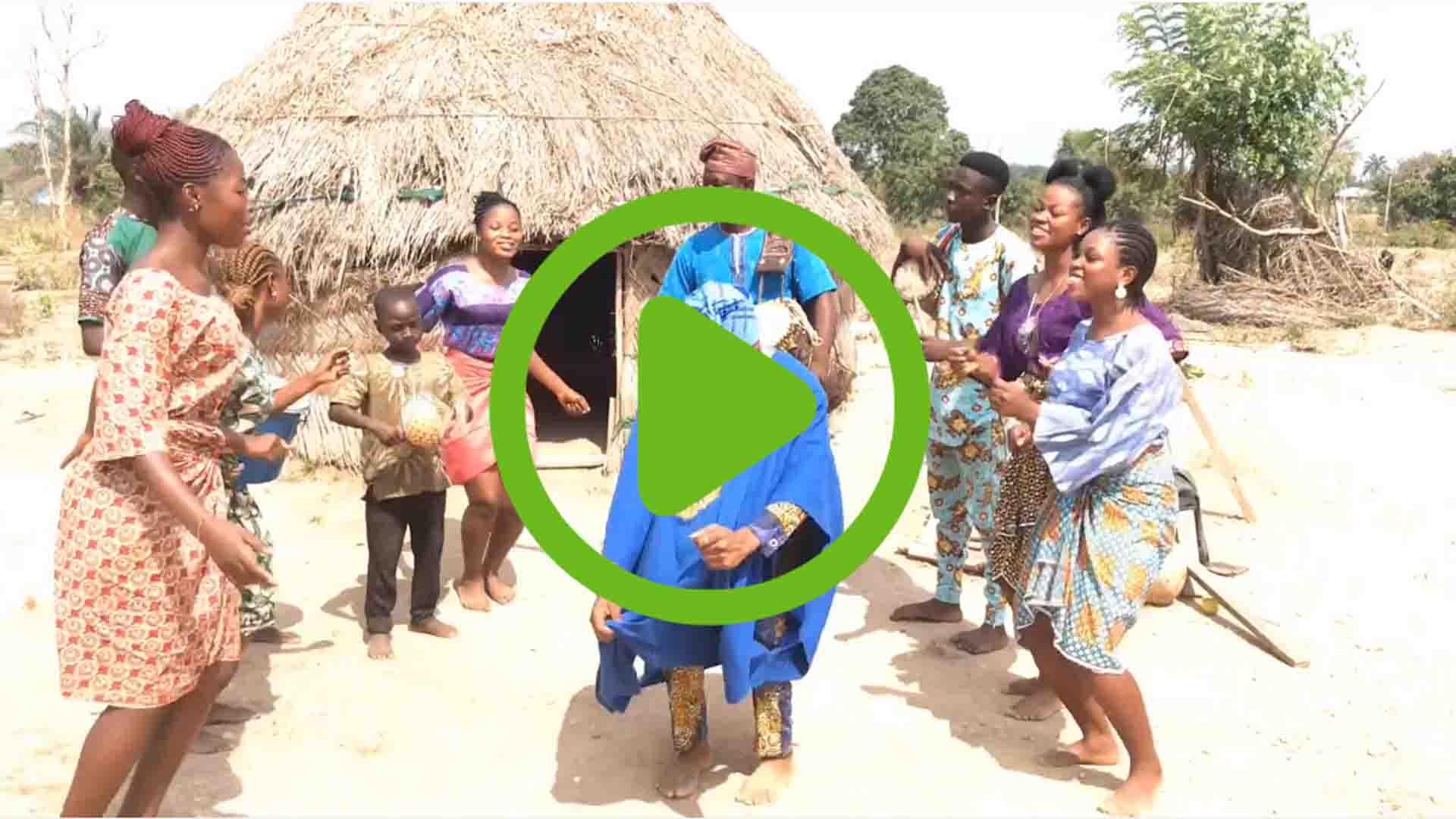 Charity Video Greetings eCard – Happy Birthday from Africa talking drums 2024