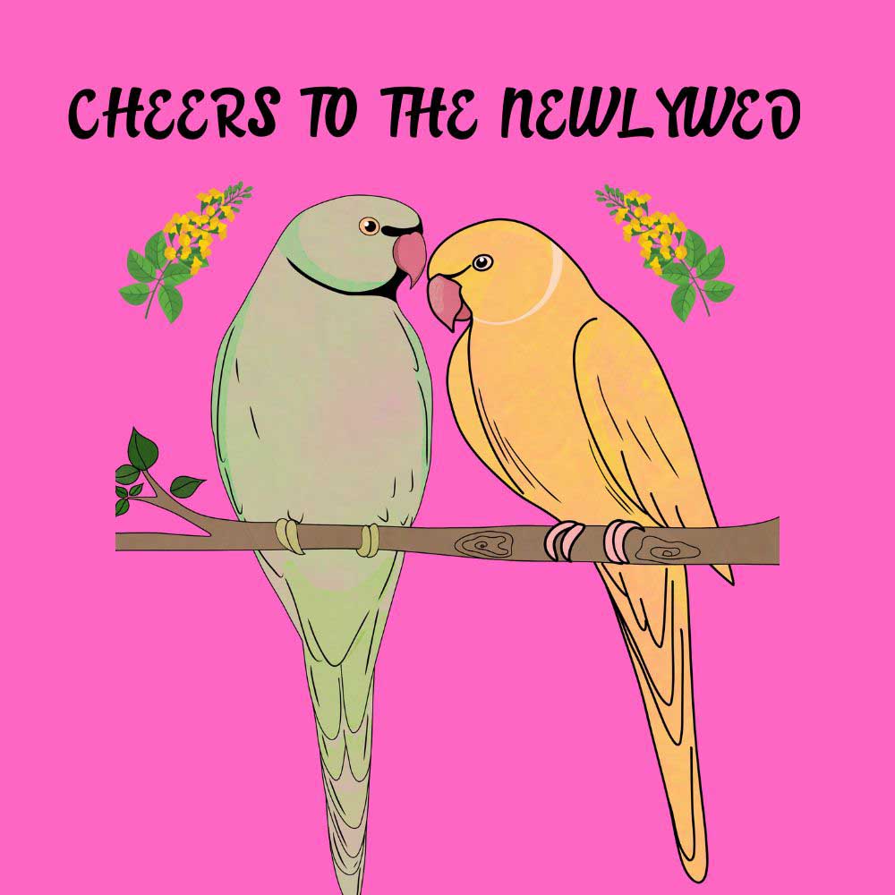 Cheers To Newly Wed eCard