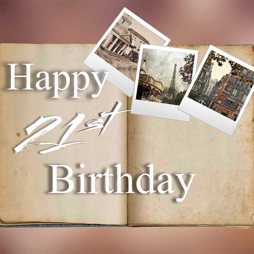 Cool 21st Birthday eCard