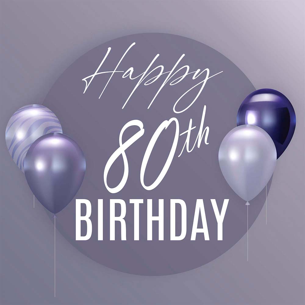 Cool 80th Birthday eCard