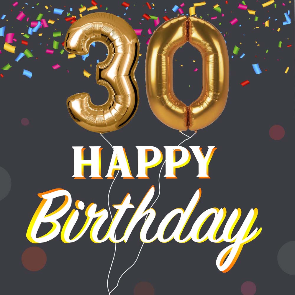 Cute 30th Birthday eCard