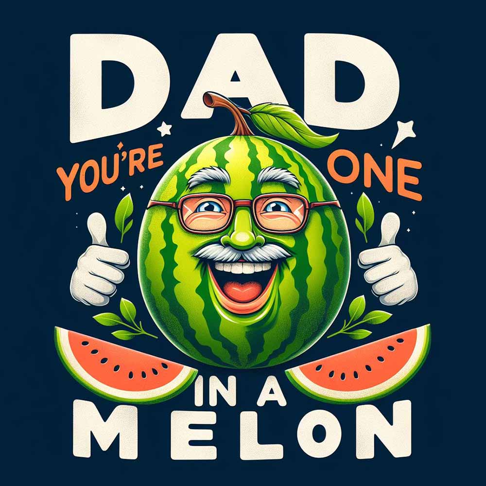 Dad You Are One In A Melon eCard