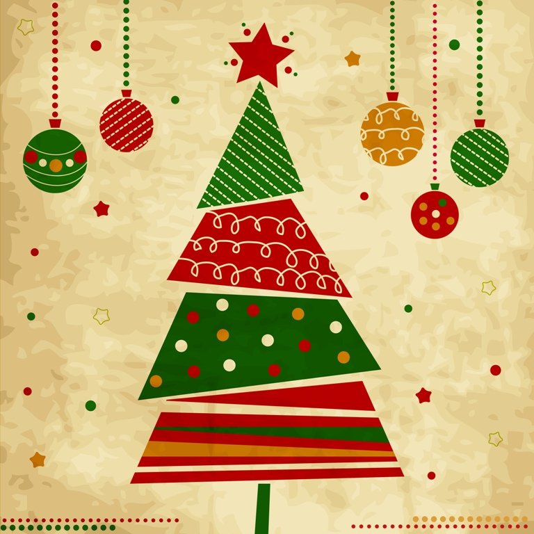 Classy Charity Christmas Card Elegant Christmas Tree
