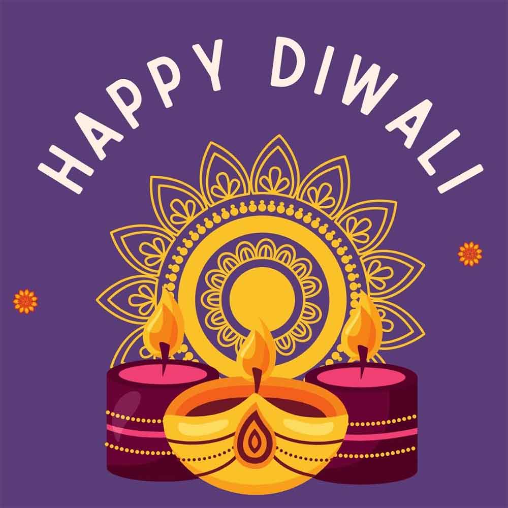 Diwali delights greeting card
