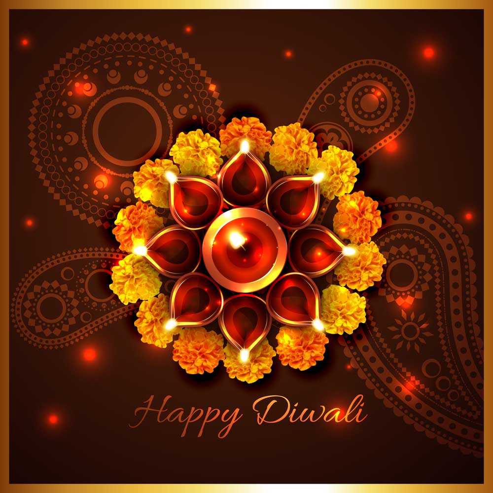 Beautiful Diwali ecard