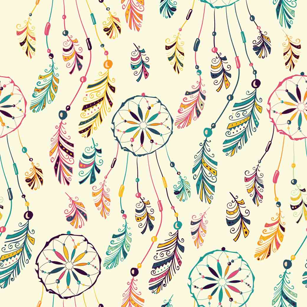 Dream Cather in Feathers