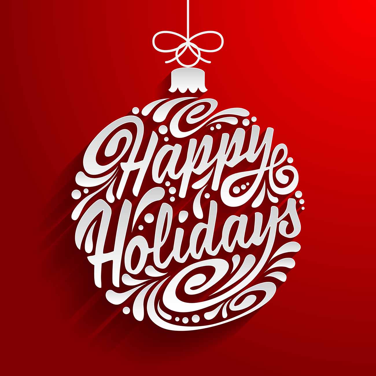 Elegant Happy Holidays eCard