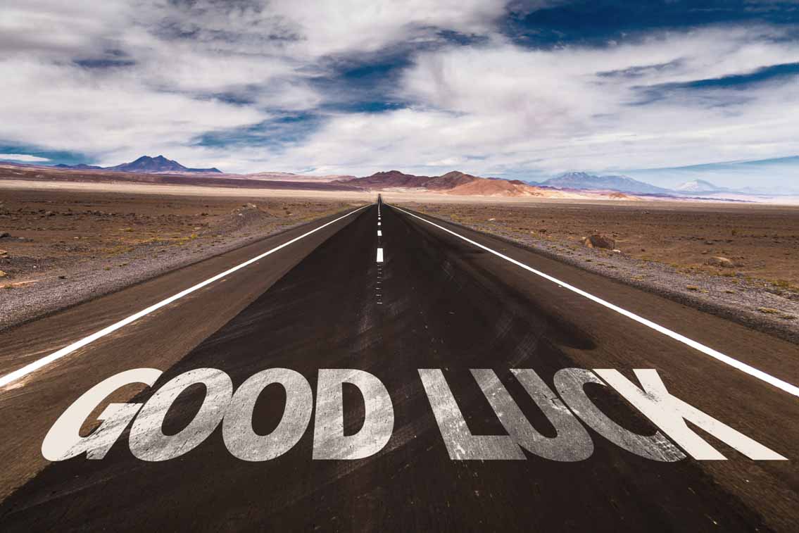 Good luck on the road ahead