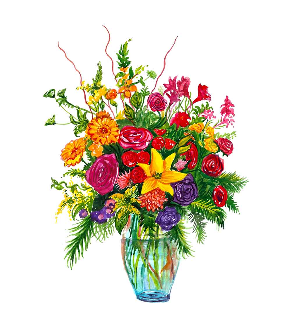 Gorgeous flower arrangement