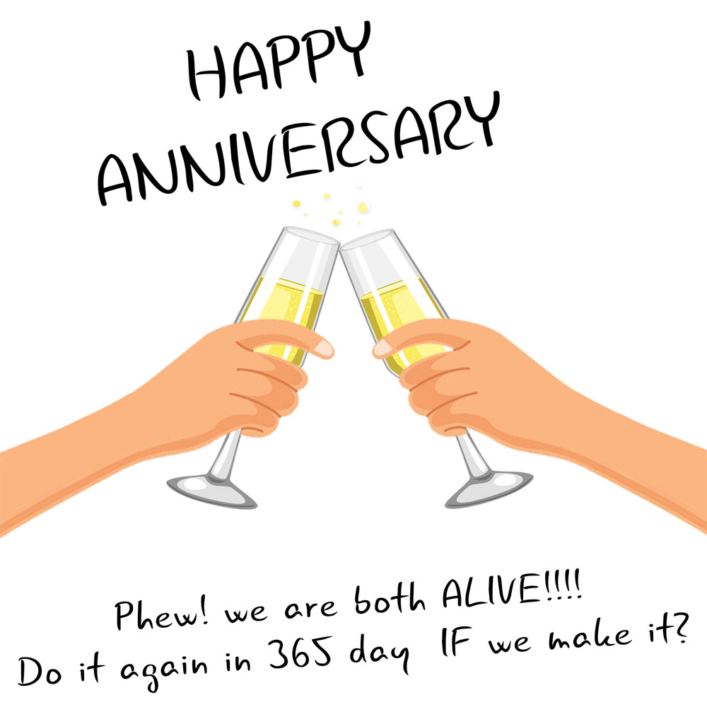 Happy Anniversary repeat in 365 days eCard