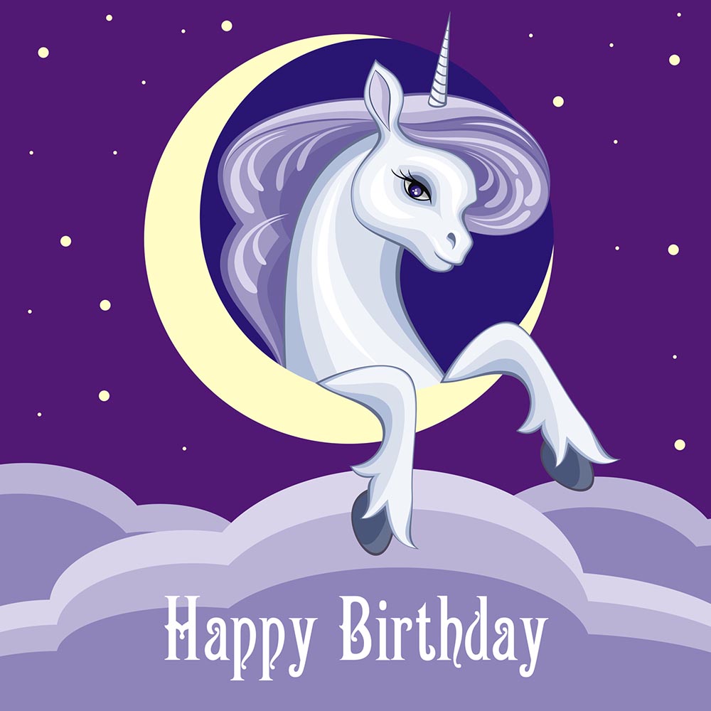 Happy Birthday gorgeous unicorn eCard