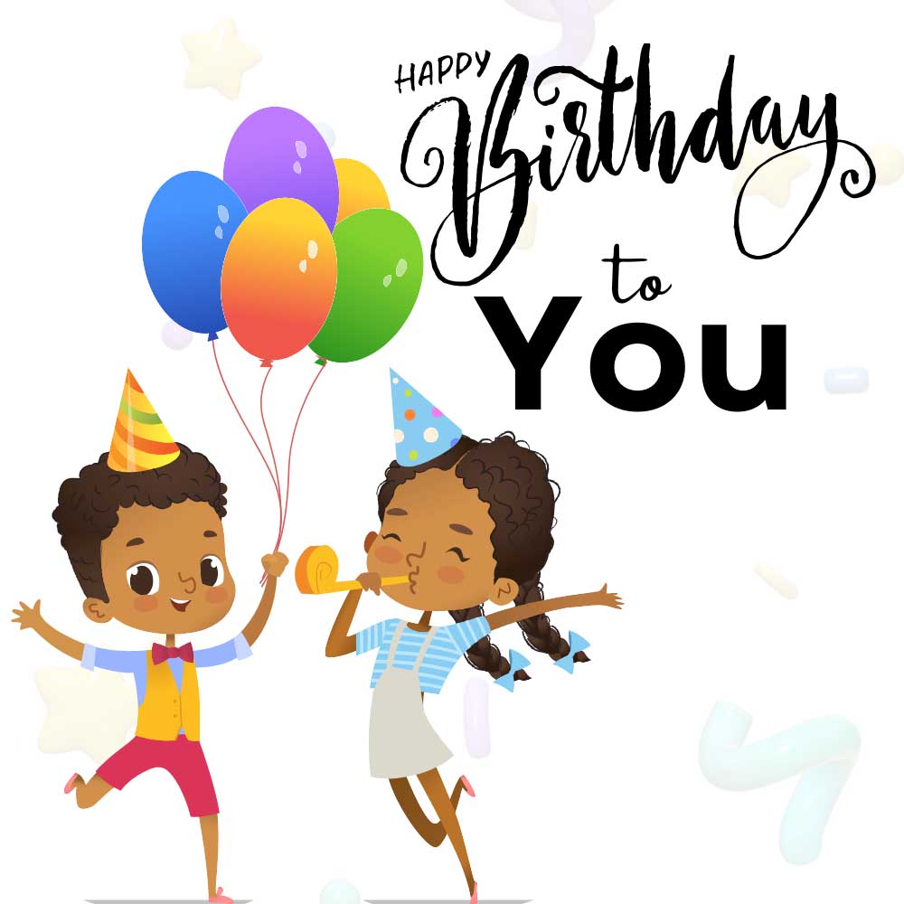 Happy Birthday To You eCard Featuring Happy Children