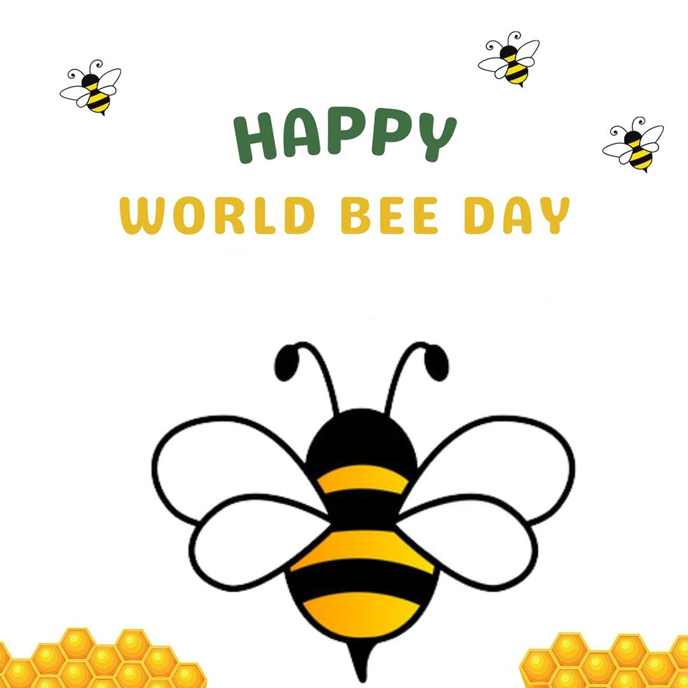 Happy world bee day eCard