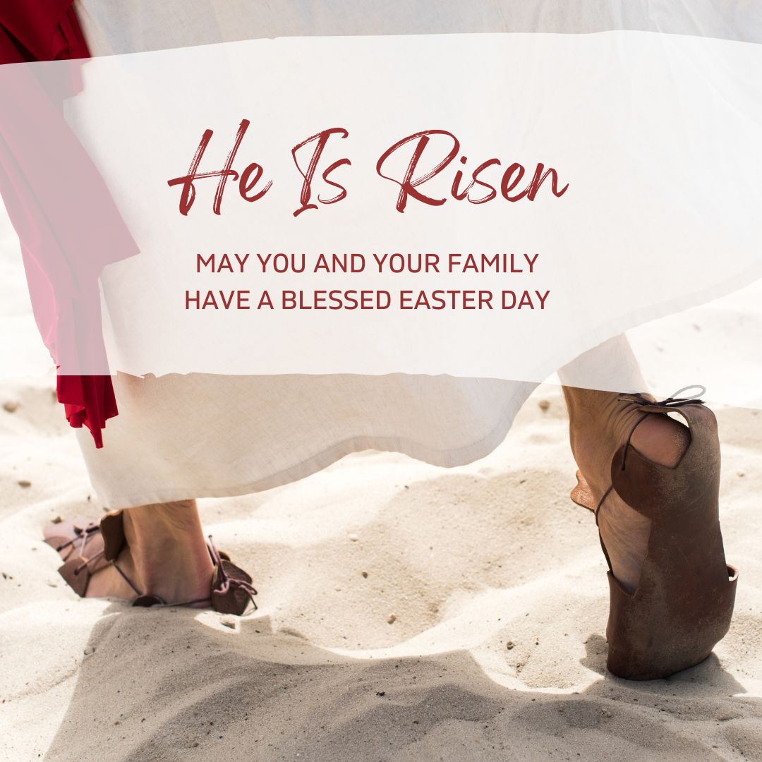 He is risen easter eCard