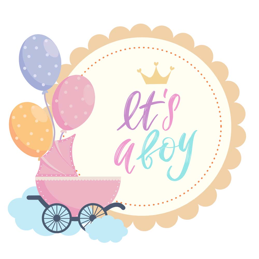 It’s a boy baby announcement eCard