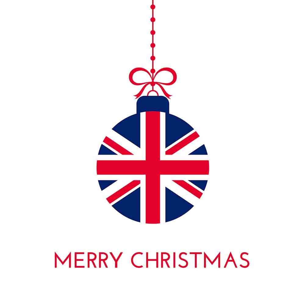 Union Flag Bauble from London Christmas eCard