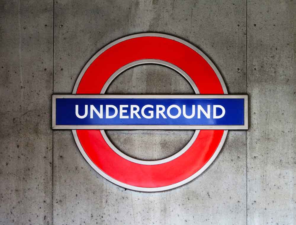 London Underground Train Station Sign – Charity Trains eCard