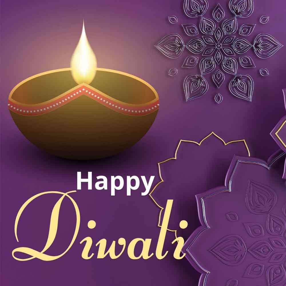 Luminous diwali ecard