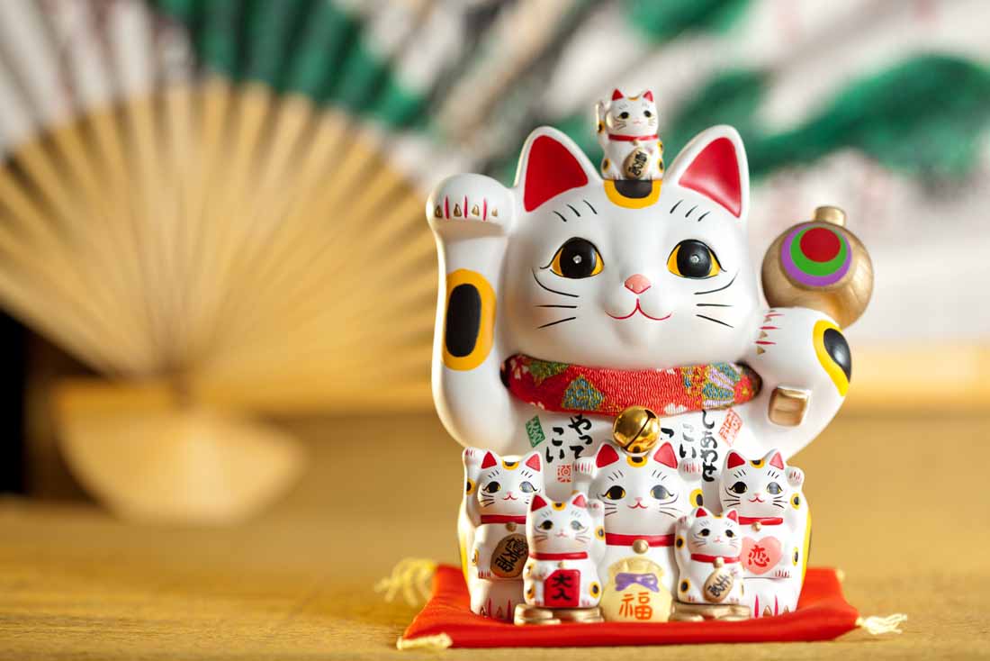 Maneki Neko – good luck cat eCard