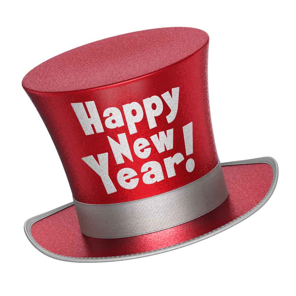 Red hat new year eCard