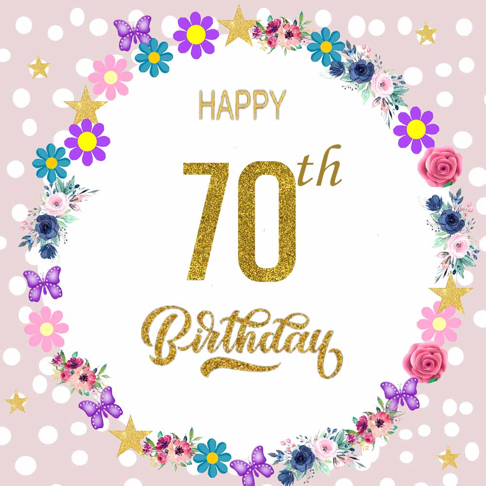 Bright 70th Birthday eCard