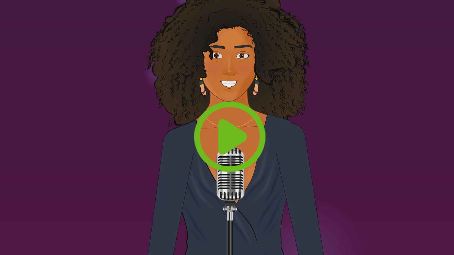 Soulful Female Rendition of Happy Birthday Music Video eCard