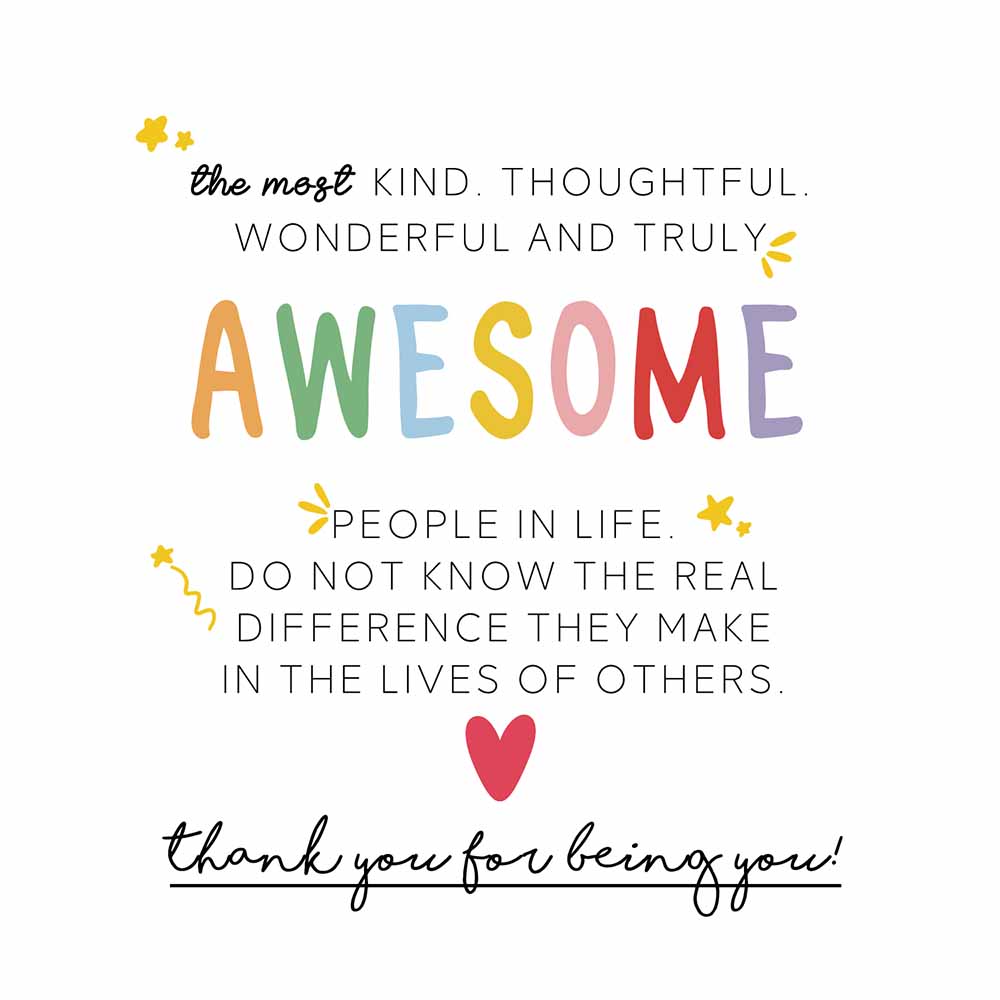 Thank you :You wonderfully awesome person eCard