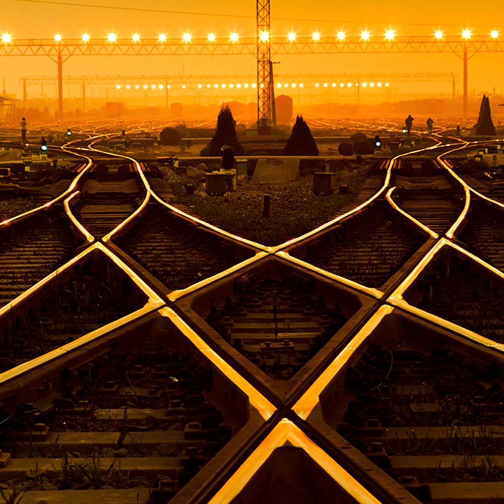 Train Tracks eCard