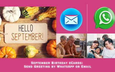 September Birthday eCards: Send Greeting by WhatsApp or Email
