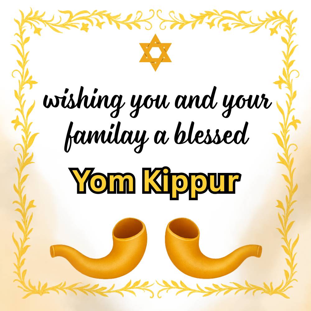 Wishing You a Blessed Yom Kippur eCard