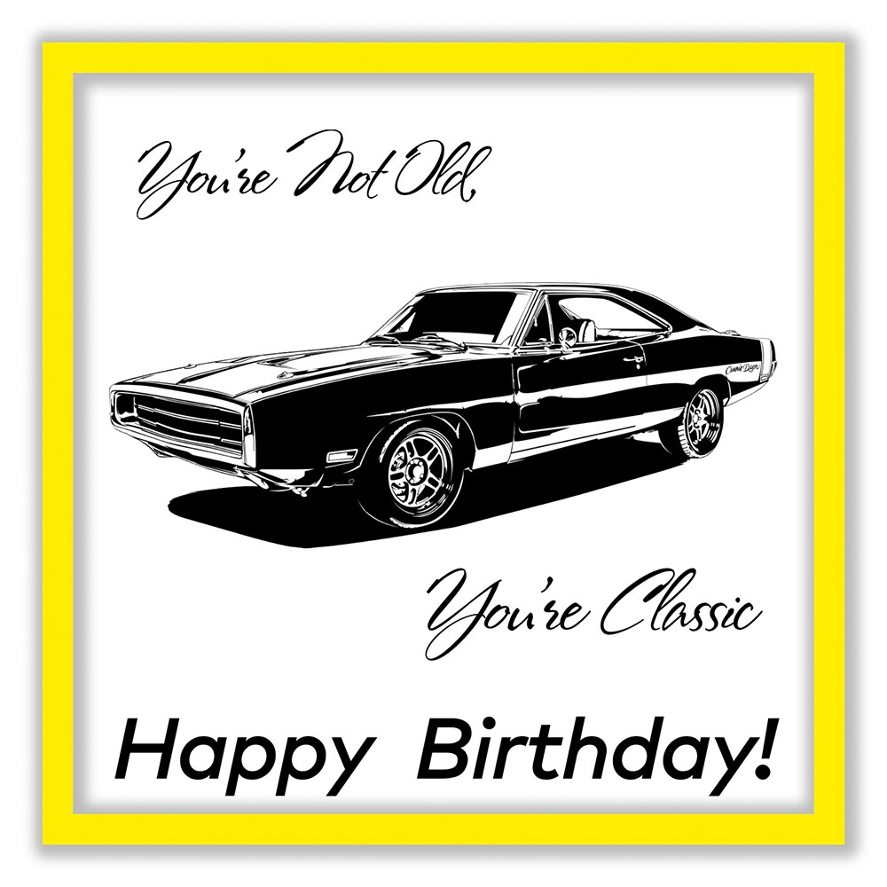 You are a classic birthday ecard