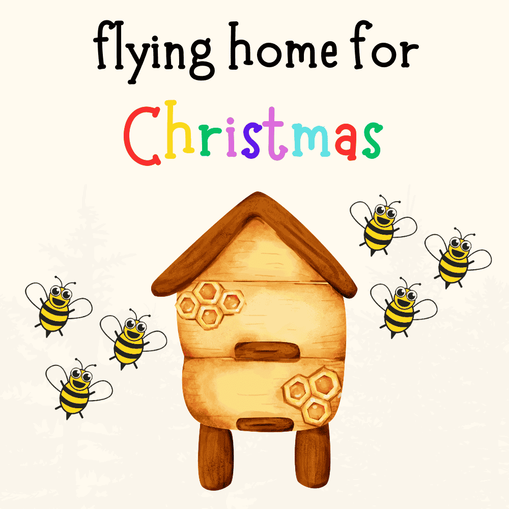 Flying Home for a Merry Christmas – Bumblebee eCard