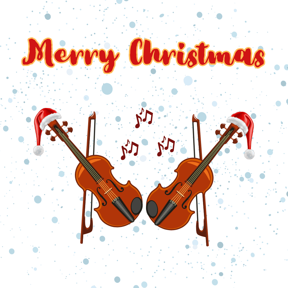 Violin of Christmas Cheer Online eCard