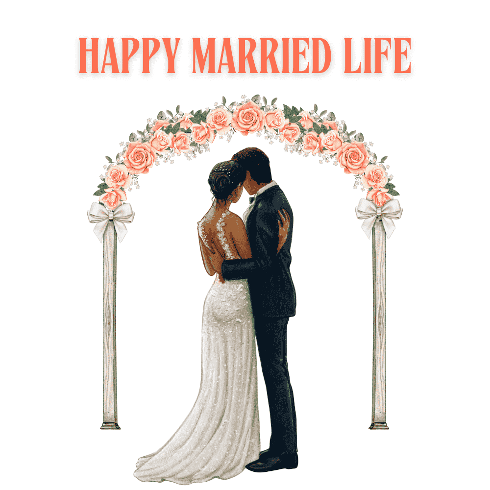Happy Married Life – Charity Wedding Greetings eCard